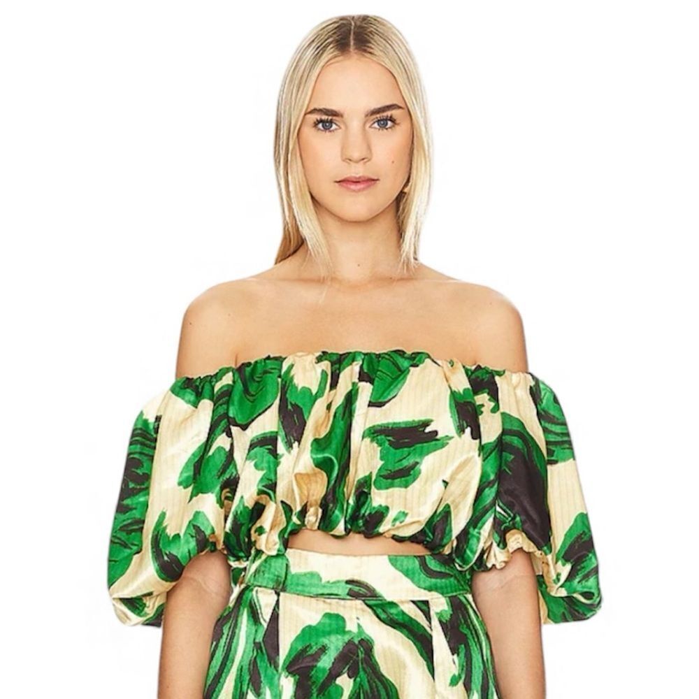 NWT YAURA Timoni Top in Whispering Palms
Print Small Revolve